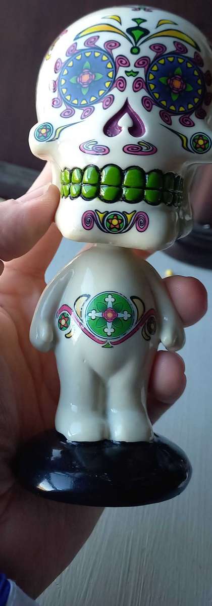Sugar Skull Bobble Head