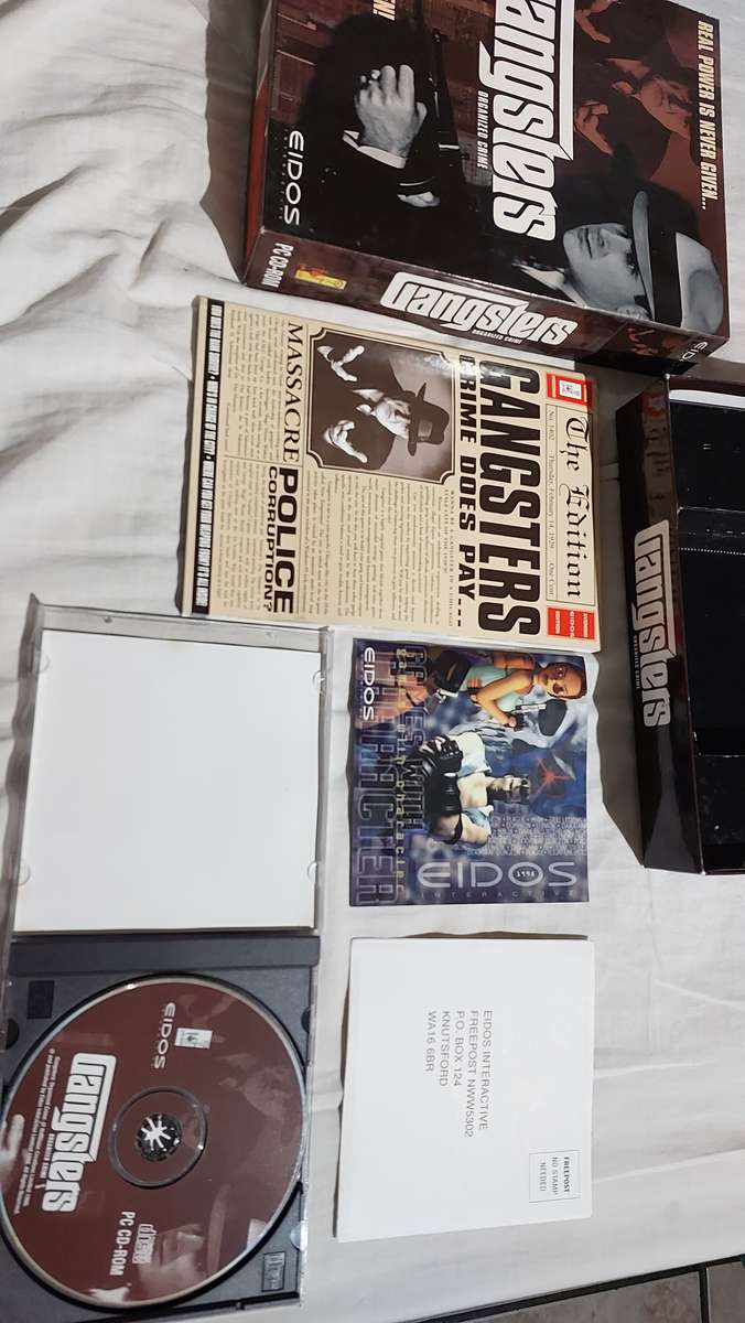 Gangsters PC Big Box Game Vintage