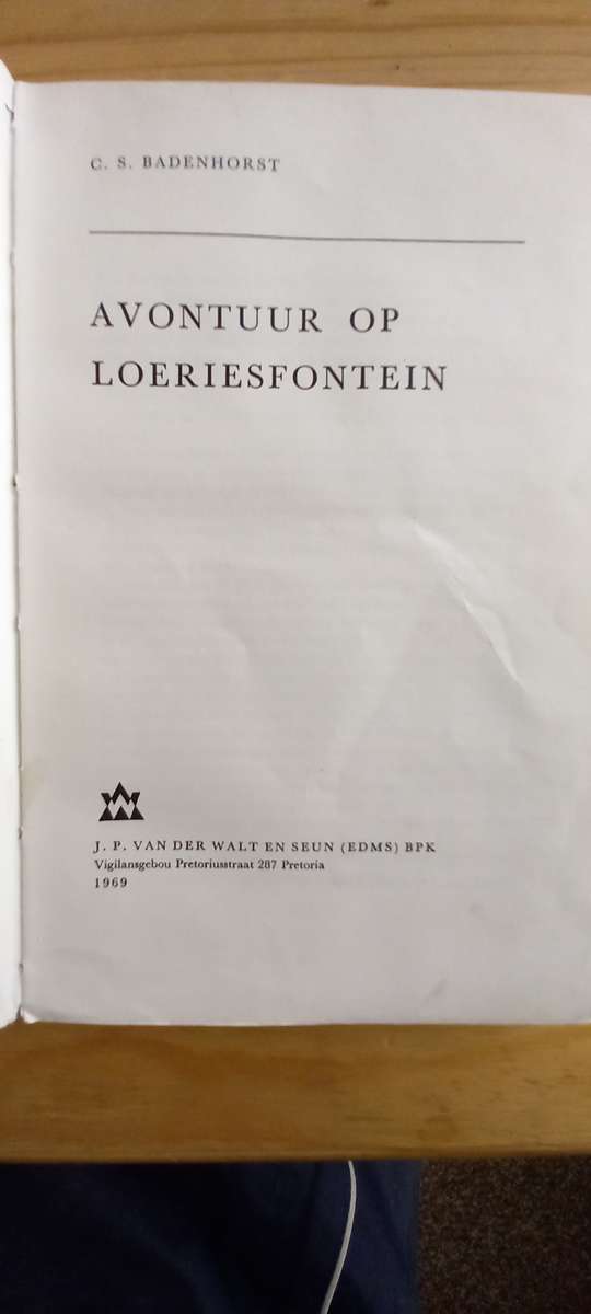 Avontuur op Loeriesfontein- CS Badenhorst (1969)