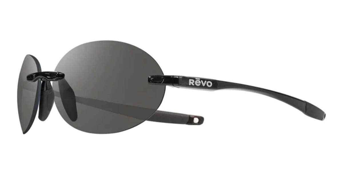 REVO DESCEND  RE1168 01 Shiny Black /Graphite 61mm Polarized Sunglasses