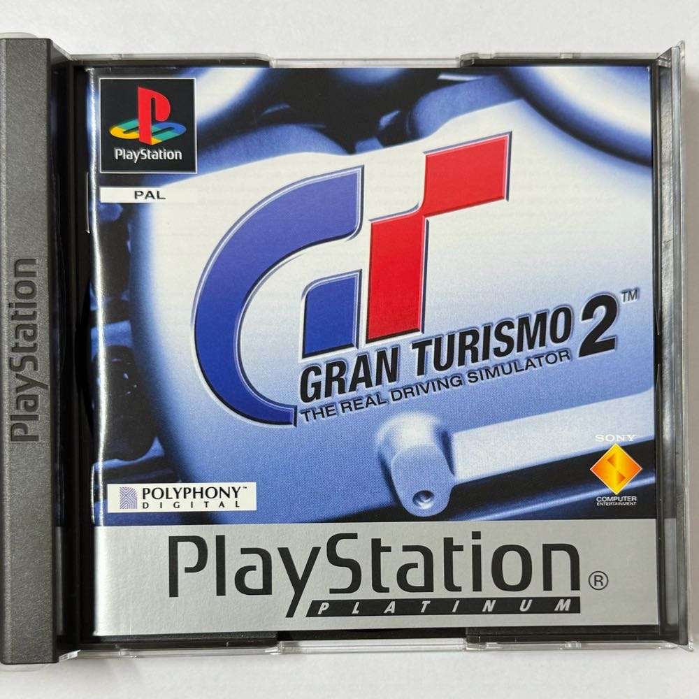 Playstation 1 : Gran Turismo 2 Platinum with owners manual