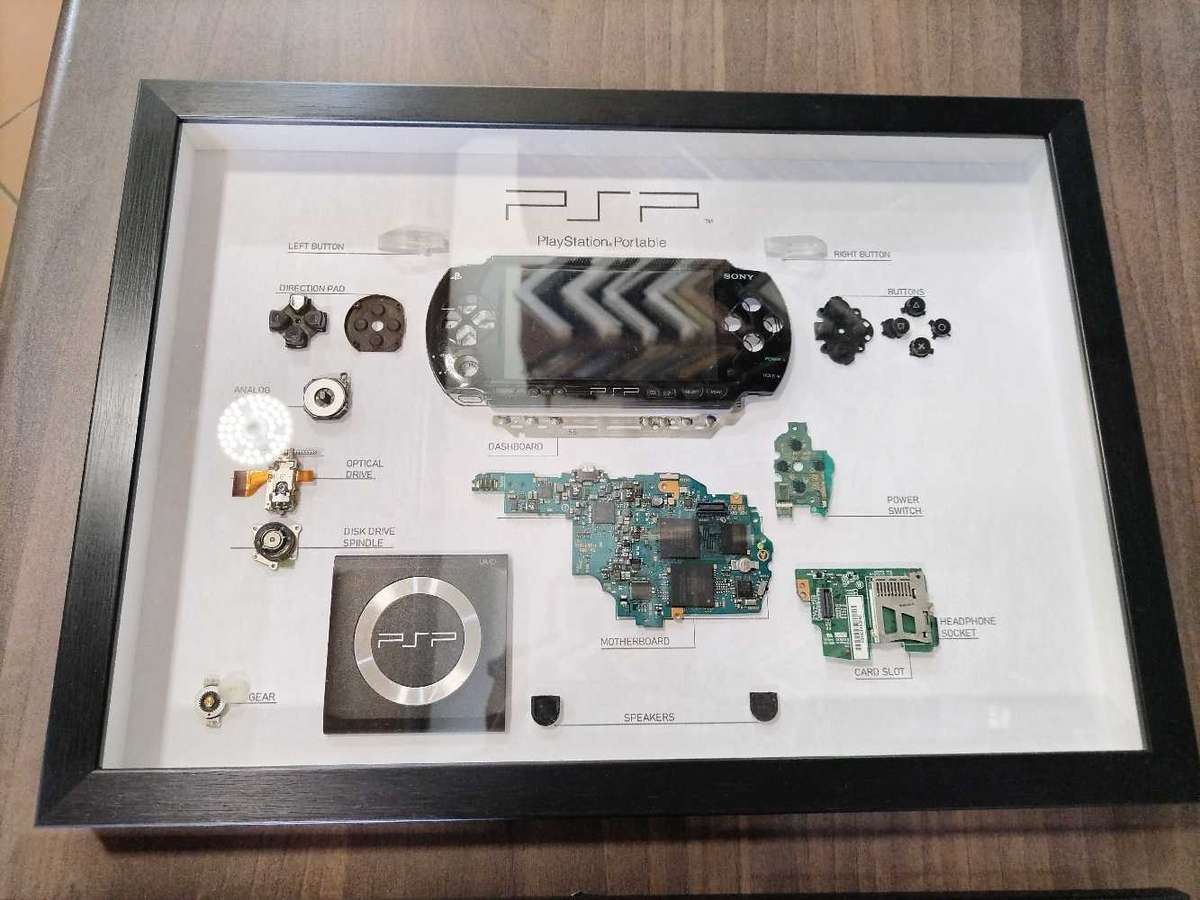 Sony Psp console wall art