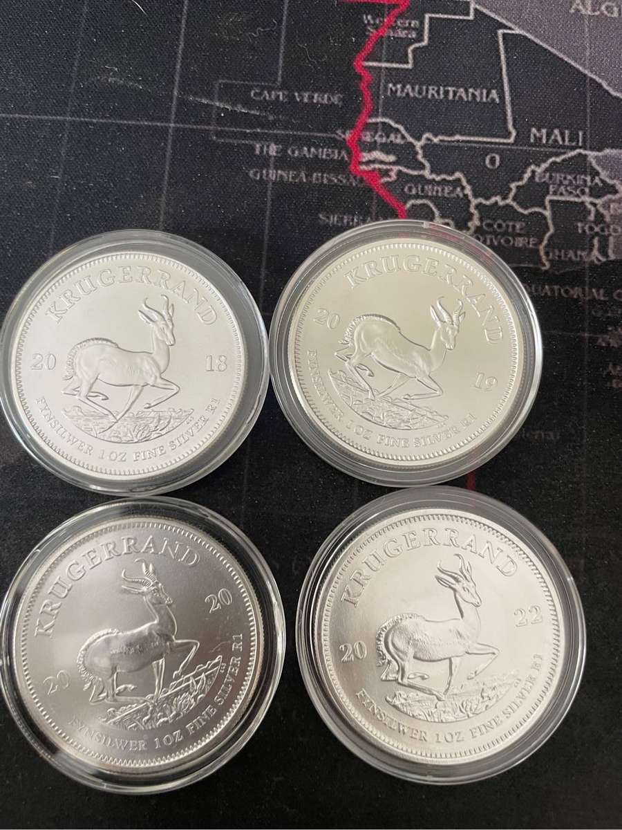 4 one ounce silver krugerrand pure silver