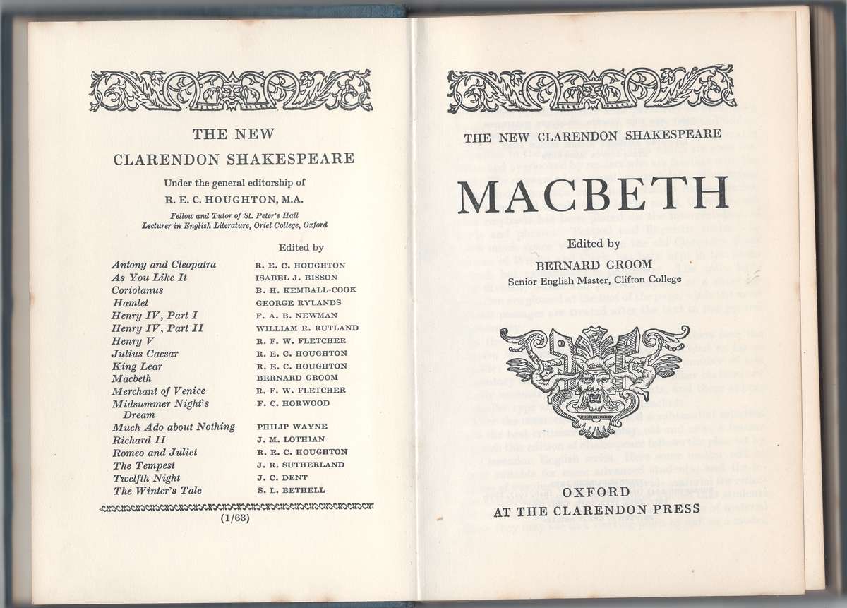 Shakespeare Book Collection 1887-1962