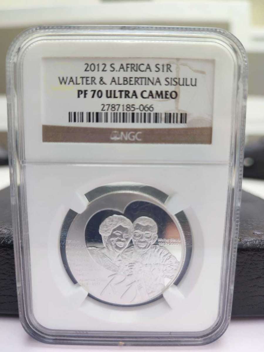 2012 Silver R1 PF70 WALTER & ALBERTINA SISULU