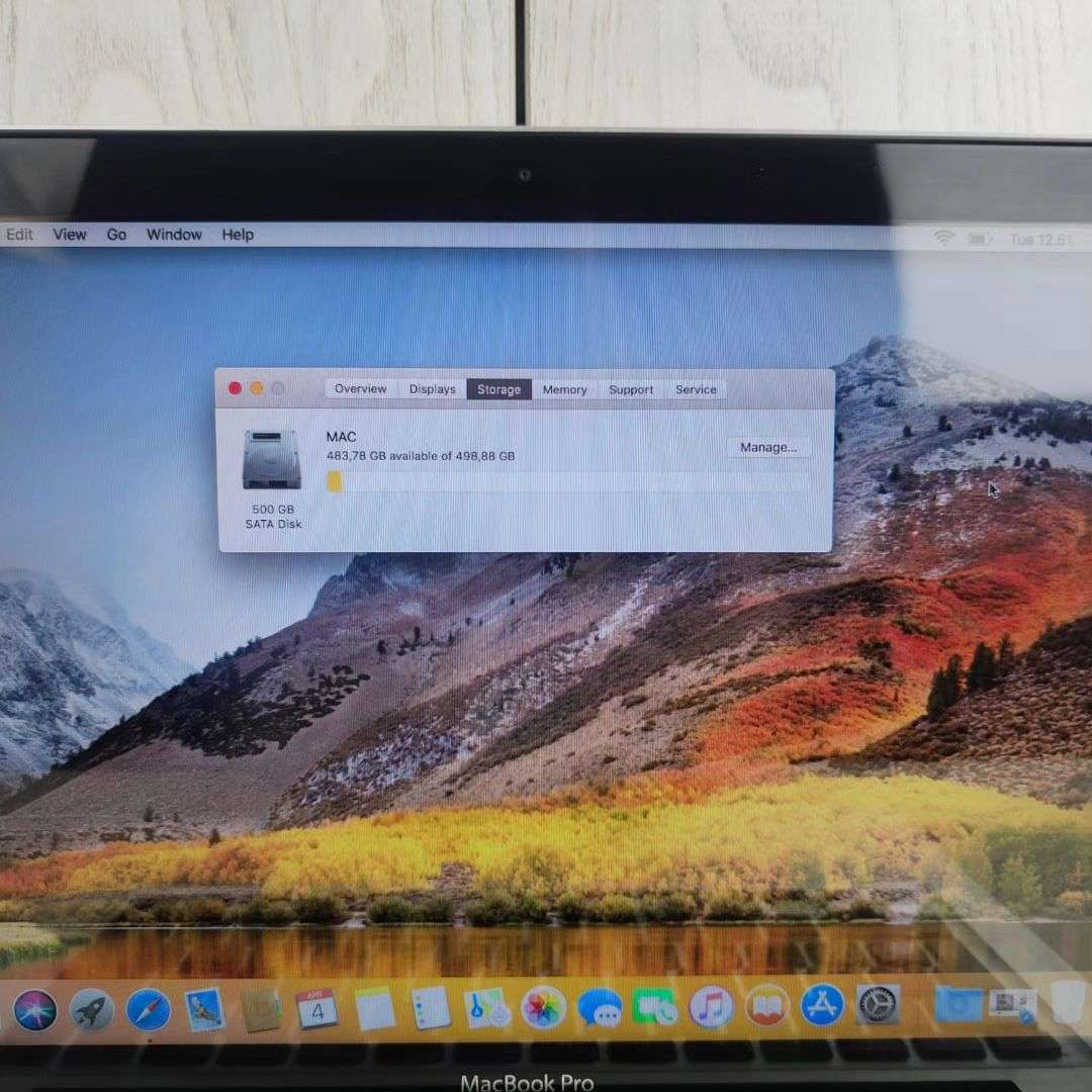 Apple macbook pro 13 inch Mid 2012 Core i5 2.5Ghz