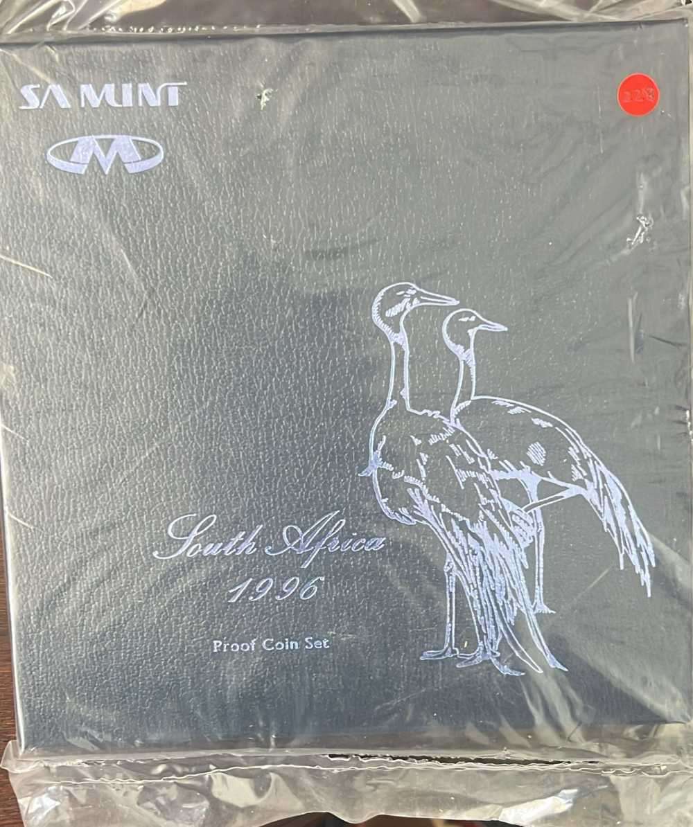 1996 PROOF SET. BLUE CRANE IN SEALED BOX