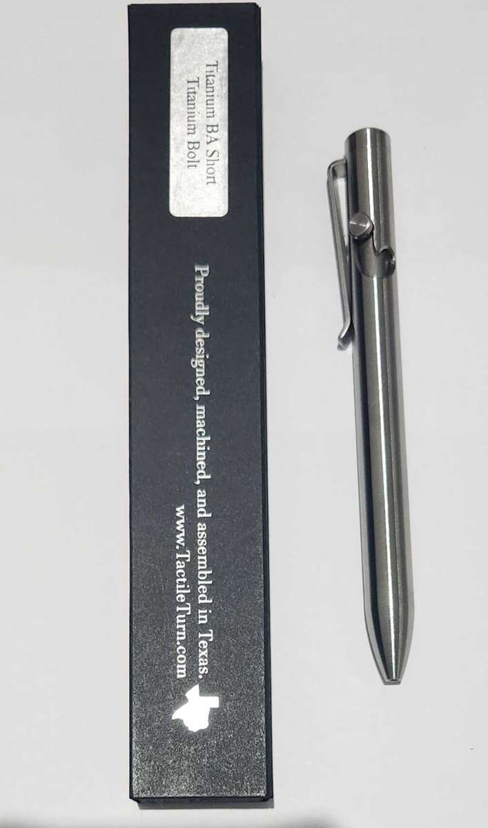Tactile Turn Titanium pen