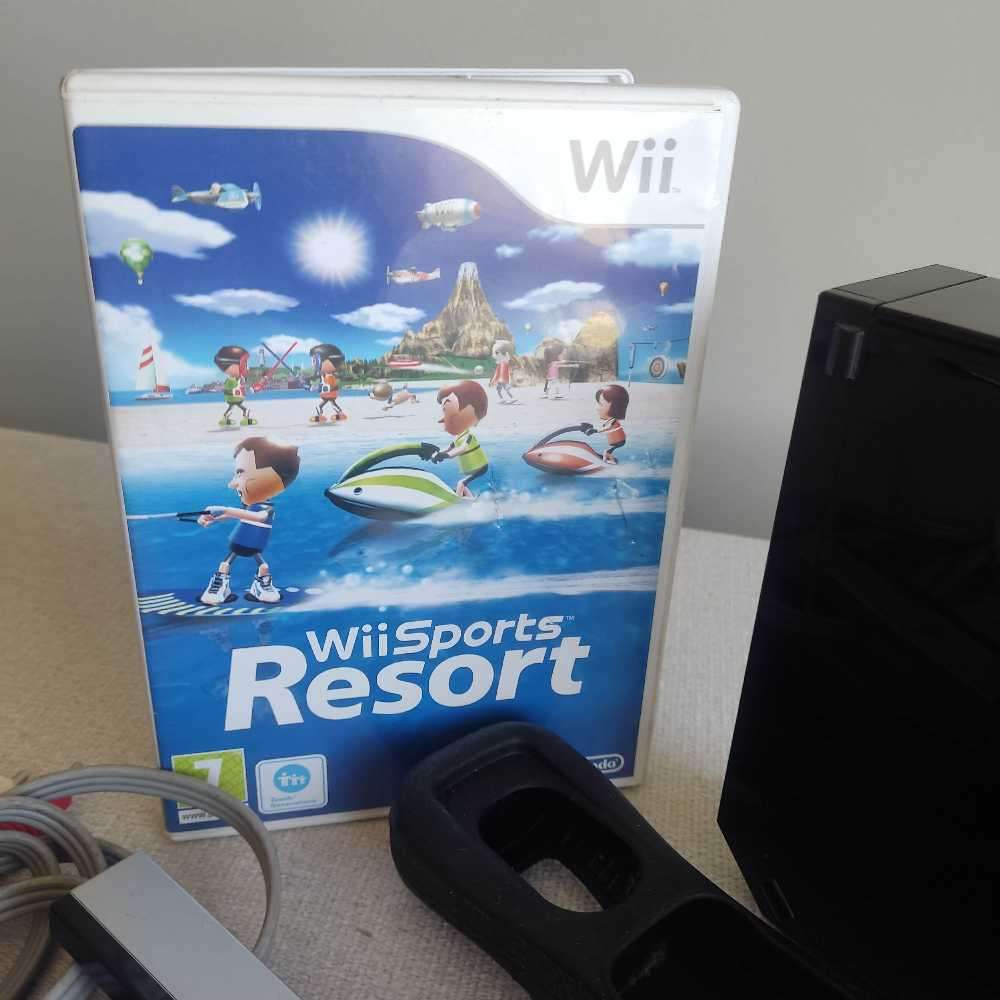 Nintendo Wii Console with  Wii Sports Resort Pal region