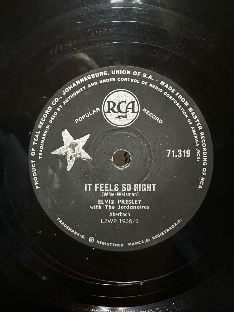 Elvis 78 vinyl - rare edition