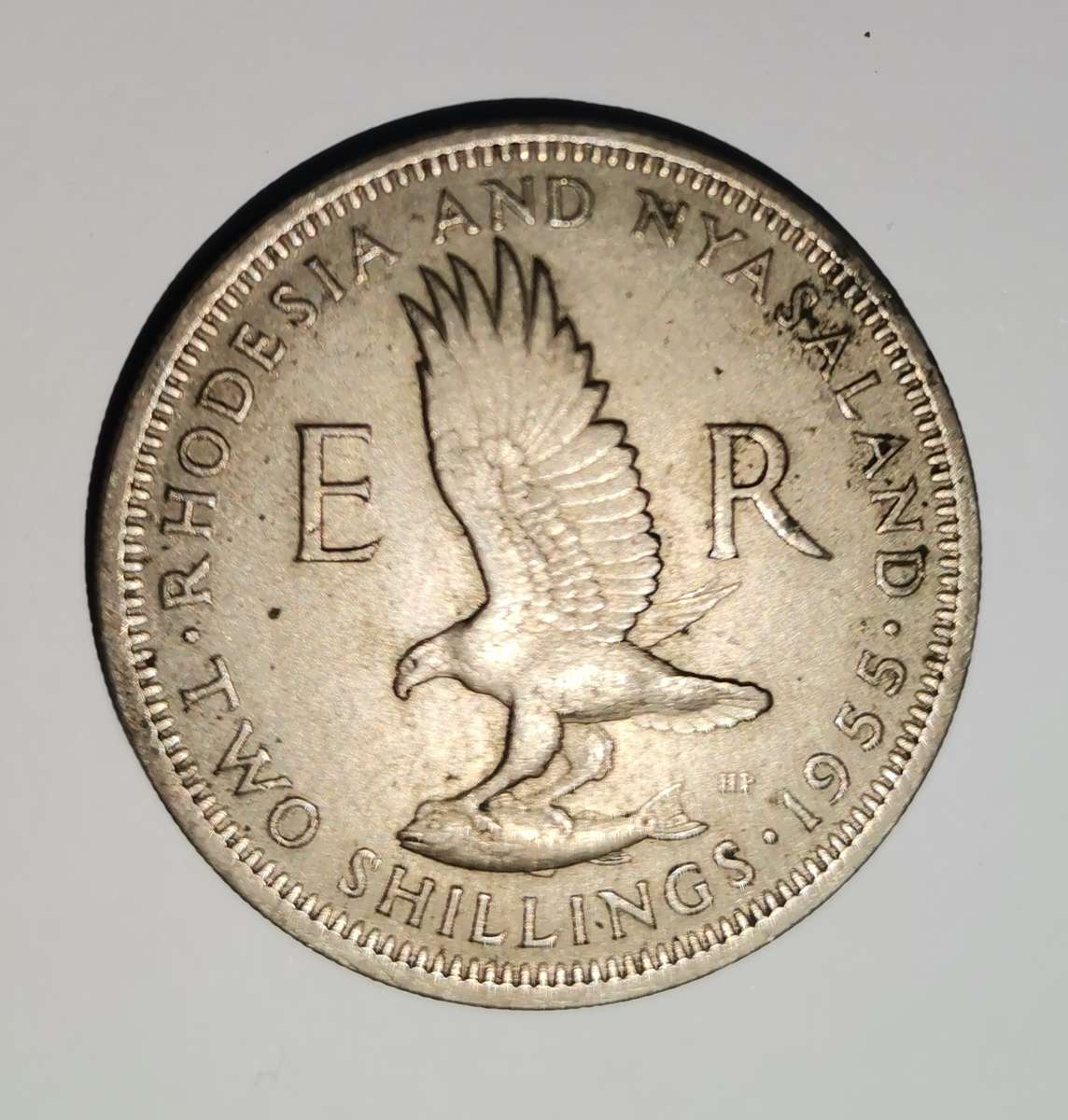 1955 Rhodesia & Nyasaland 2 Shillings