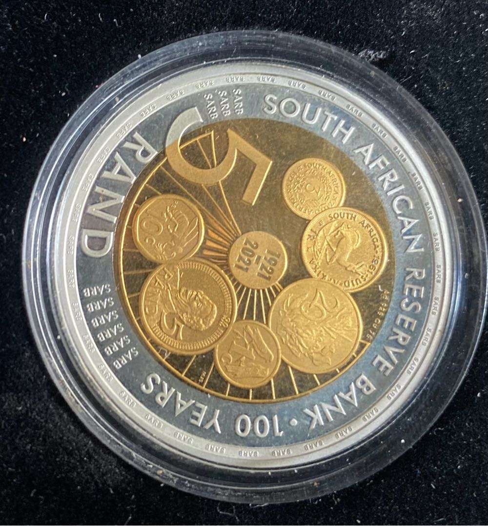South African Reserve Bank Centenary Coin Set 1921-2021