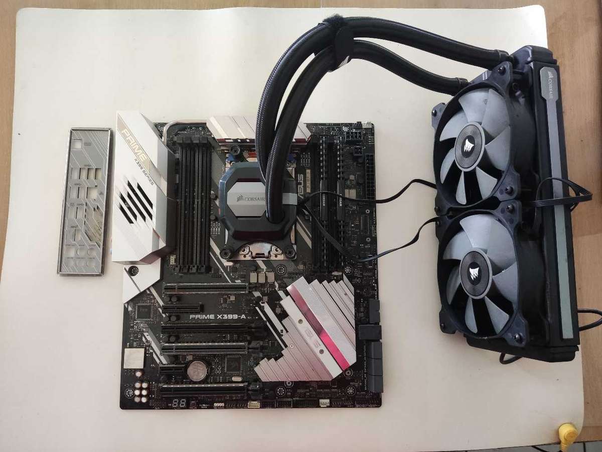 Amazing AMD Threadripper 1950X Combo**Asus Prime X399-A Motherboard**Watercooling