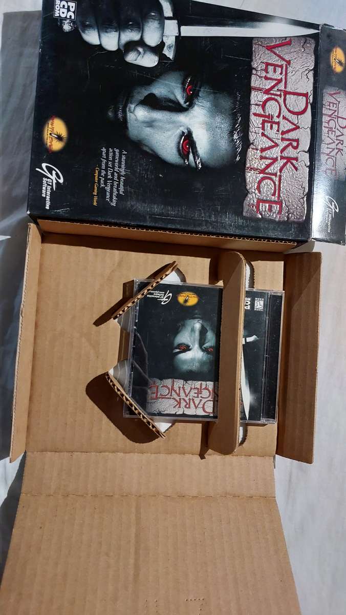 Dark Vengance Big Box PC Game Vintage