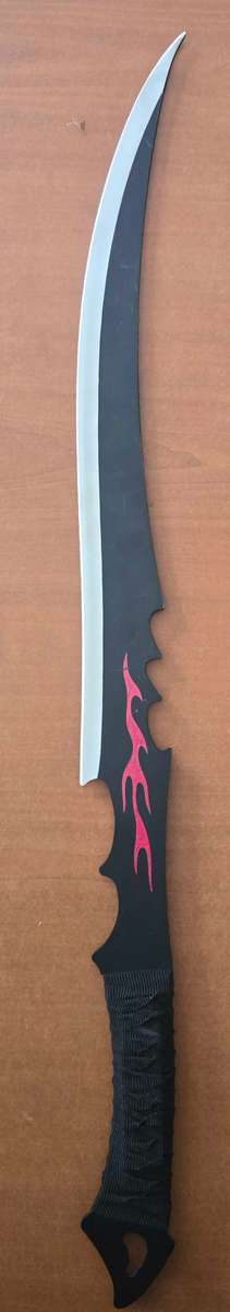 Curved Sword Flame Blade