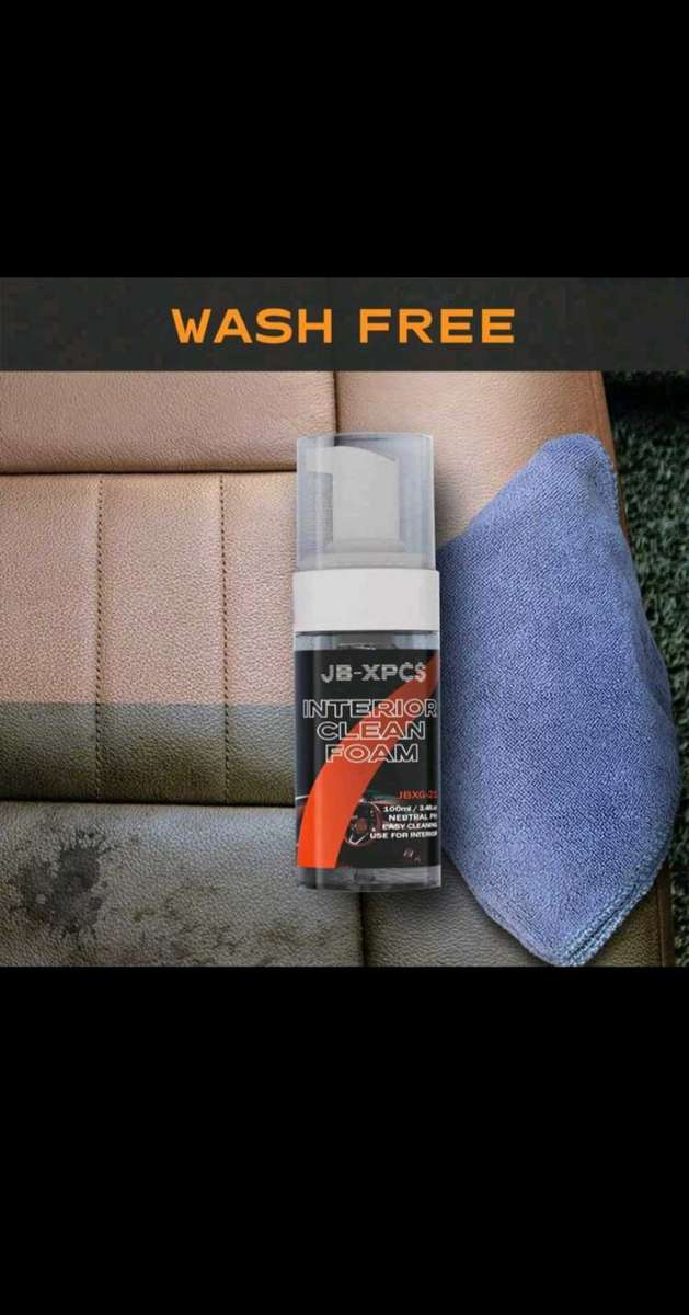Interior Cleaner Water-free Foam Spray.