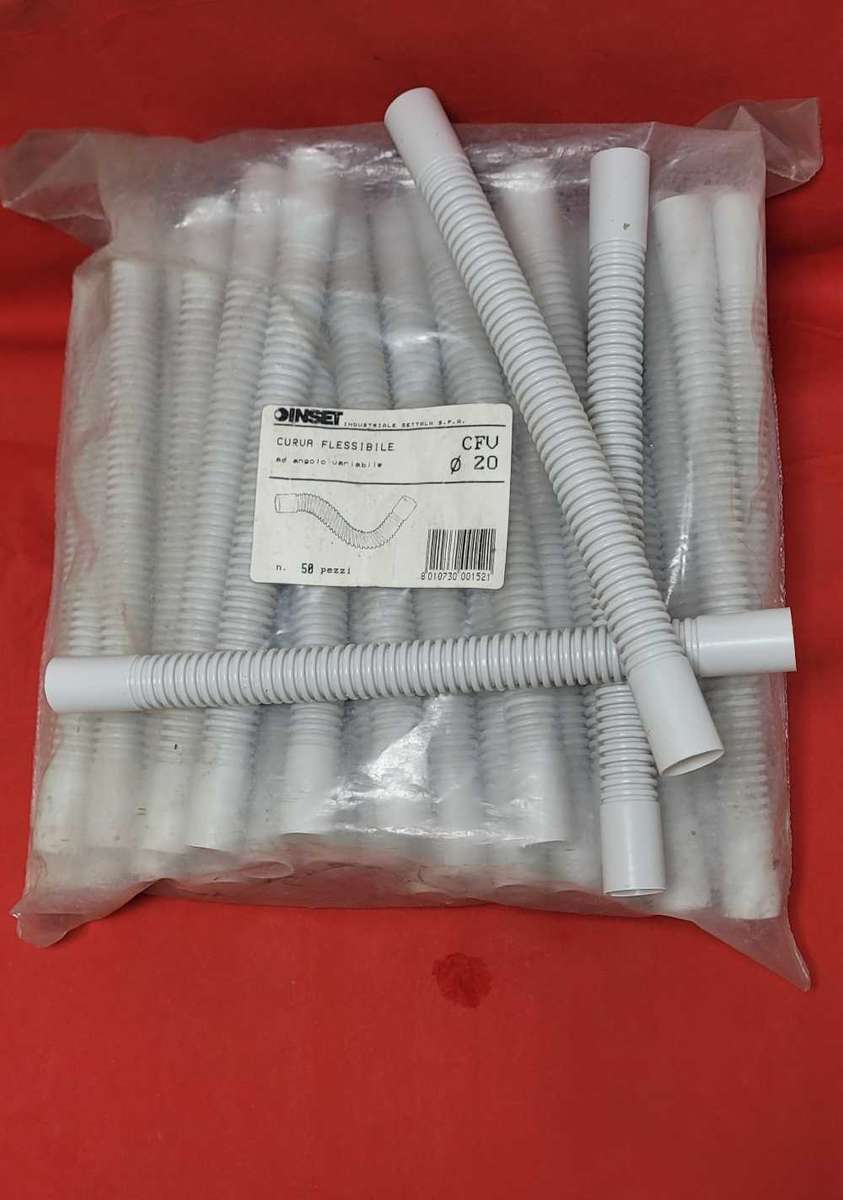 (25.5 x 2)Cm Corrugated Turbing Pipes (Bid Per 10x Pack)