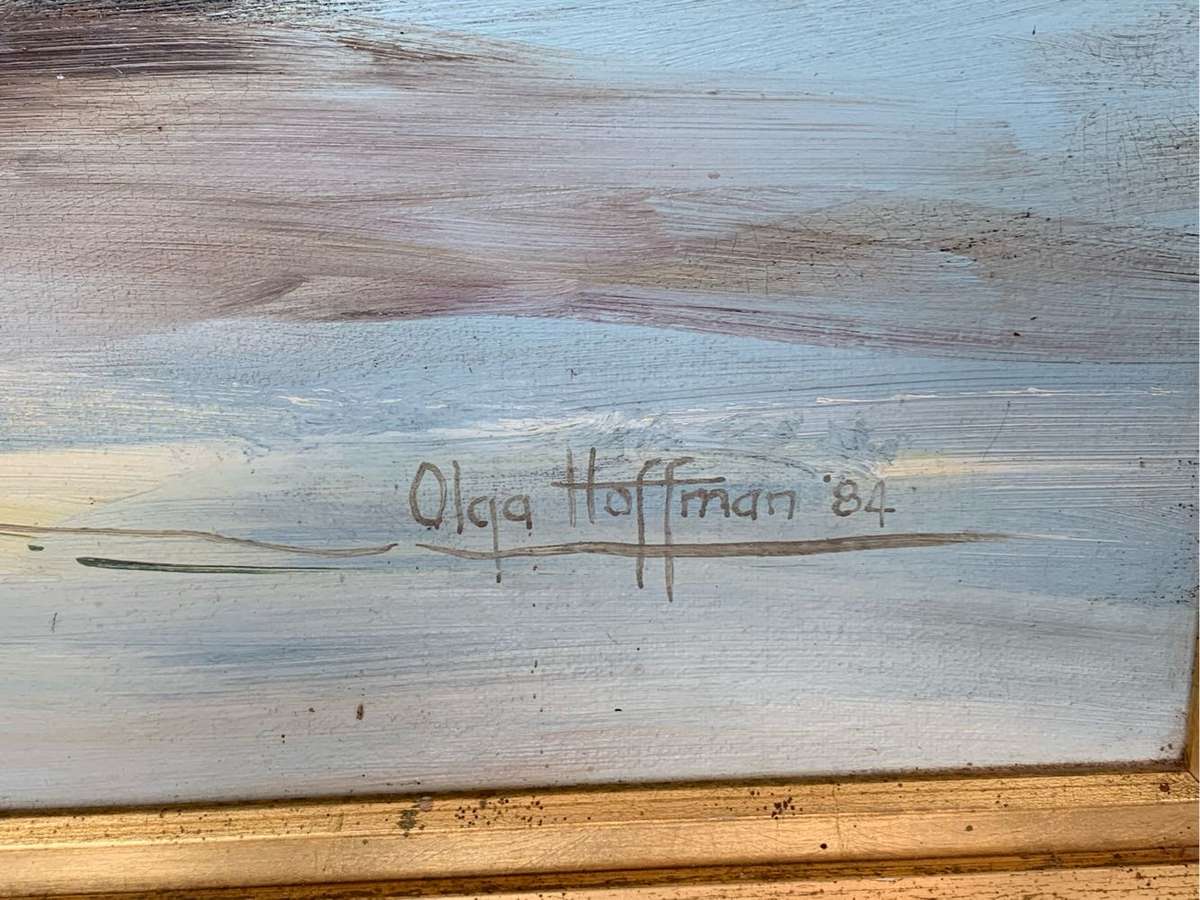 Olga Hoffman oil painting