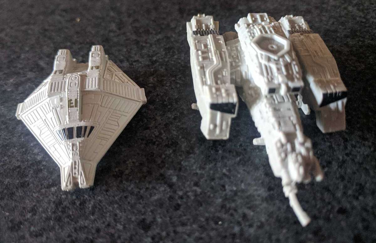 Micro Machines Alien Nostromo & Narcissus shuttle