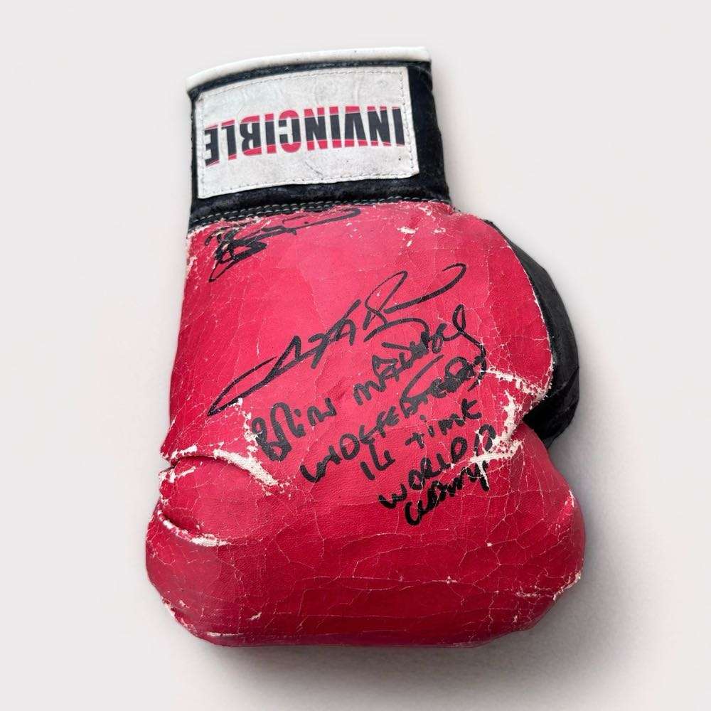 Vintage Autographed Boxing Gloves (Includes Jacob `Baby Jake` Matlala)