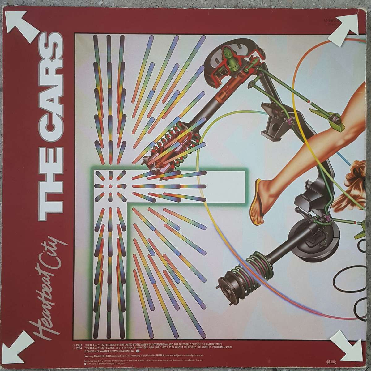 THE CARS - HEARTBEAT CITY Vinyl, LP, Album, Stereo, Gatefold Sleeve Country: Germany Released: 1984