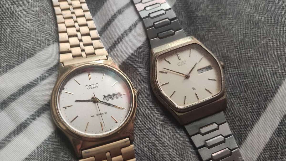 Citizen and Casio quartz watches