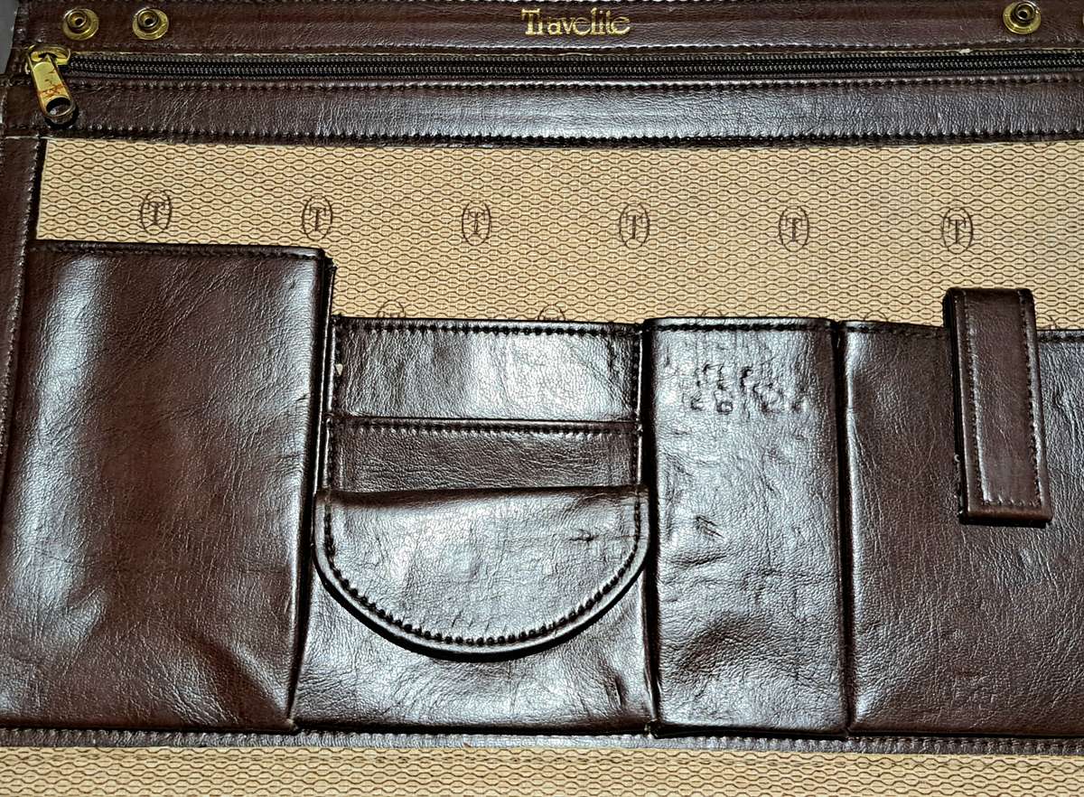 Vintage Rare Travelite Executive Portfolio briefcase