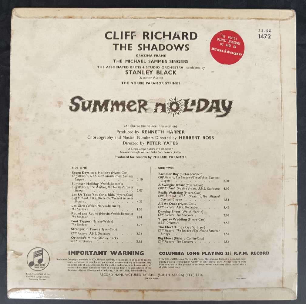 Cliff Richard and The Shadows - Summer Holiday LP Vinyl Record