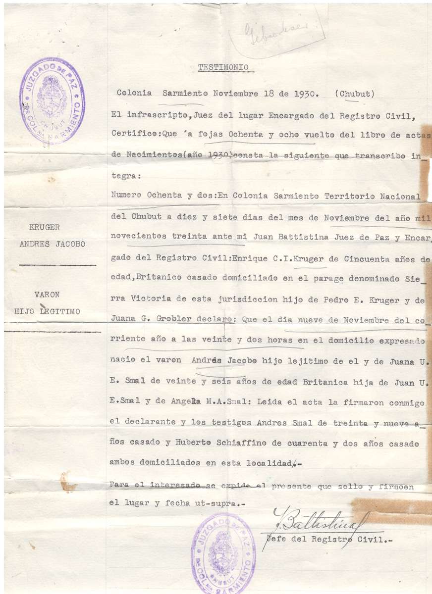 President Paul Kruger Family Member Militaria - Sersant AJ Kruger S.A. DEFENCE FORCE