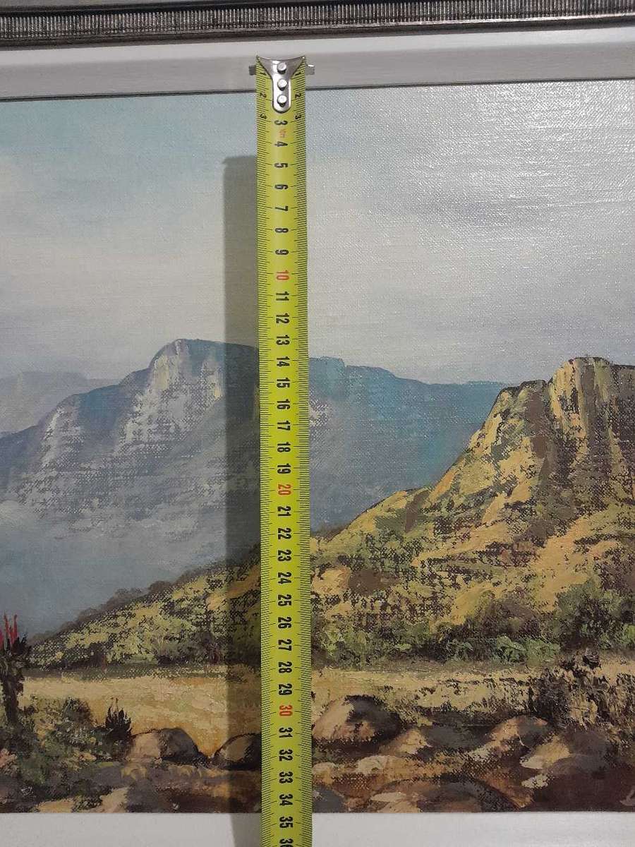 Don Benzien Oil Painting (Newly Framed)