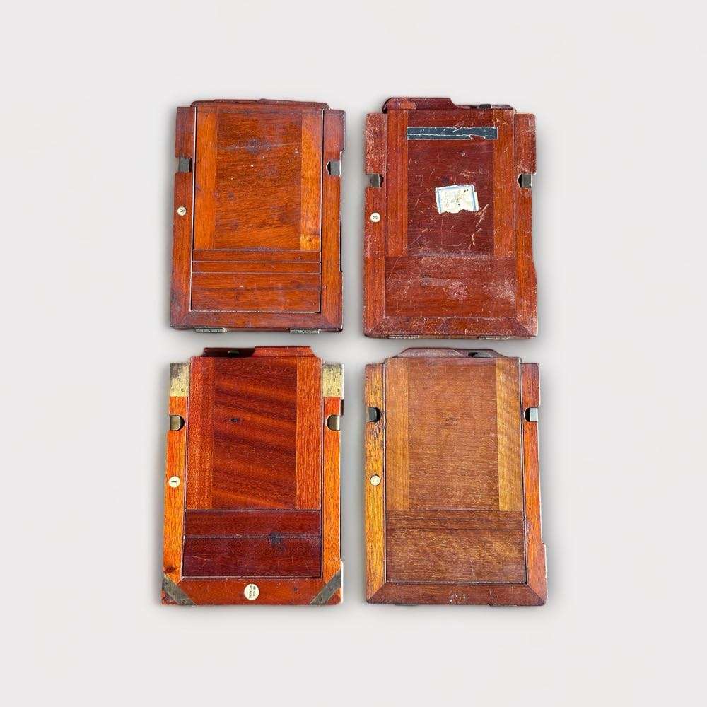 Antique Wooden Photographic Plate Holders