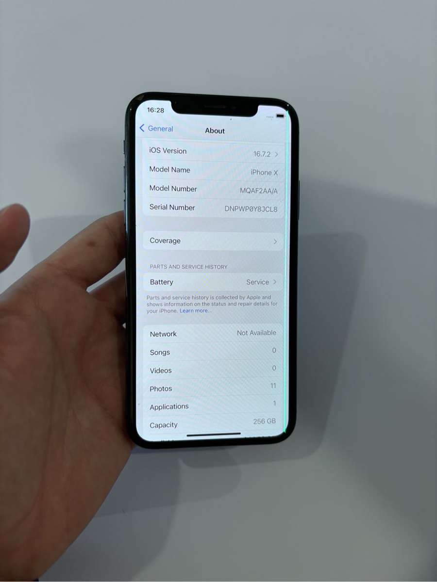 iPhone X 256gb **Line on Screen