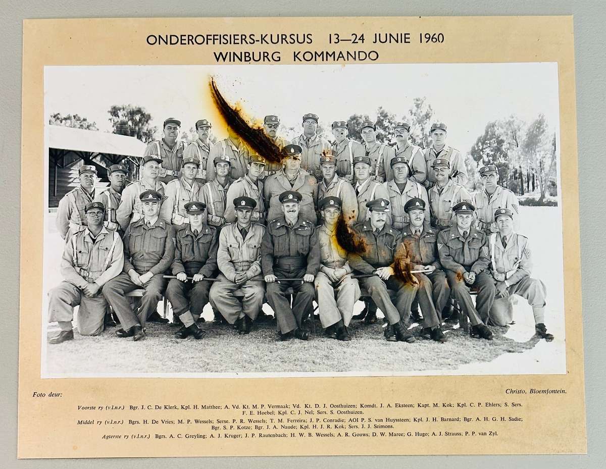 President Paul Kruger Family Member Militaria - Sersant AJ Kruger S.A. DEFENCE FORCE