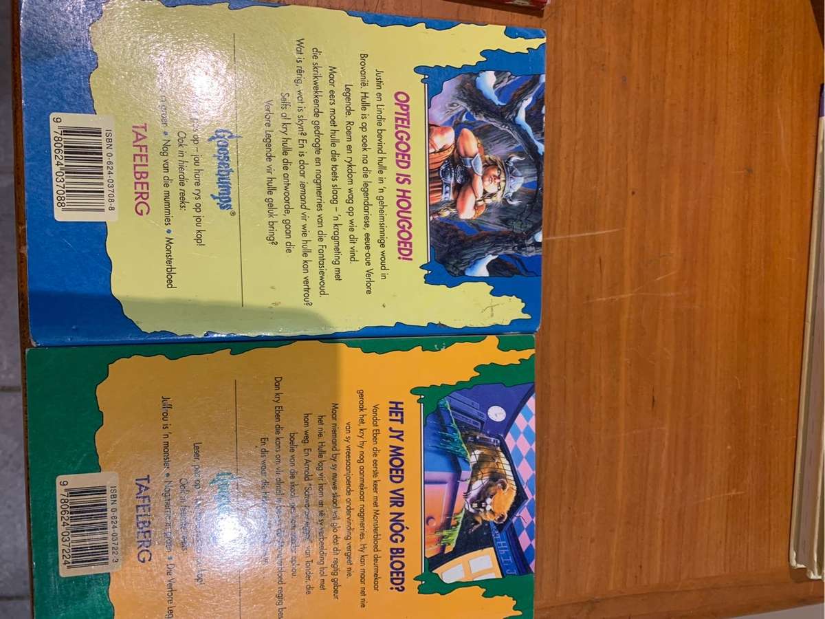 Grillers Afrikaans Goosebumps books