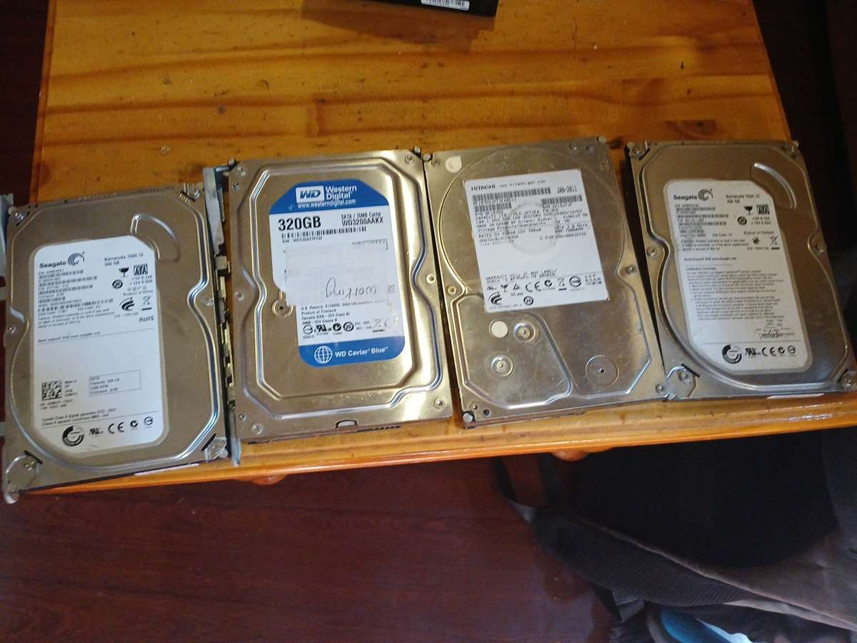 6  hard disks drives for sale