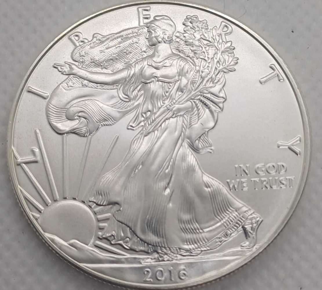 2016 1oz silver Liberty coin