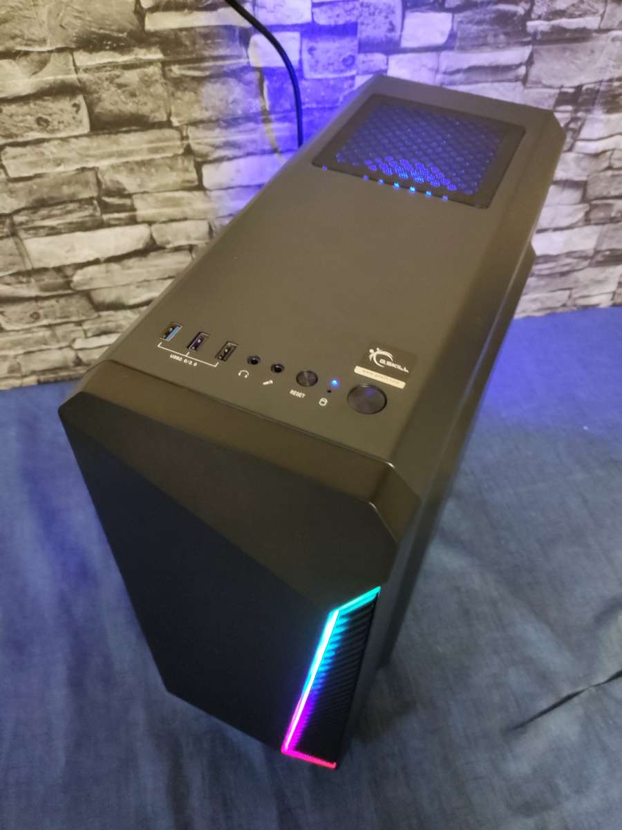 AMD Ryzen 5 with 8GB Graphics Gaming PC**SSD+HDD**RGB Case and GPU**