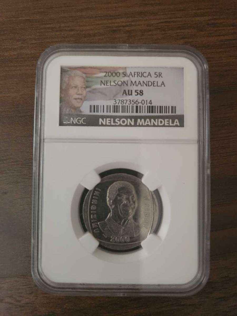 Nelson Mandela R5 2000 AU58