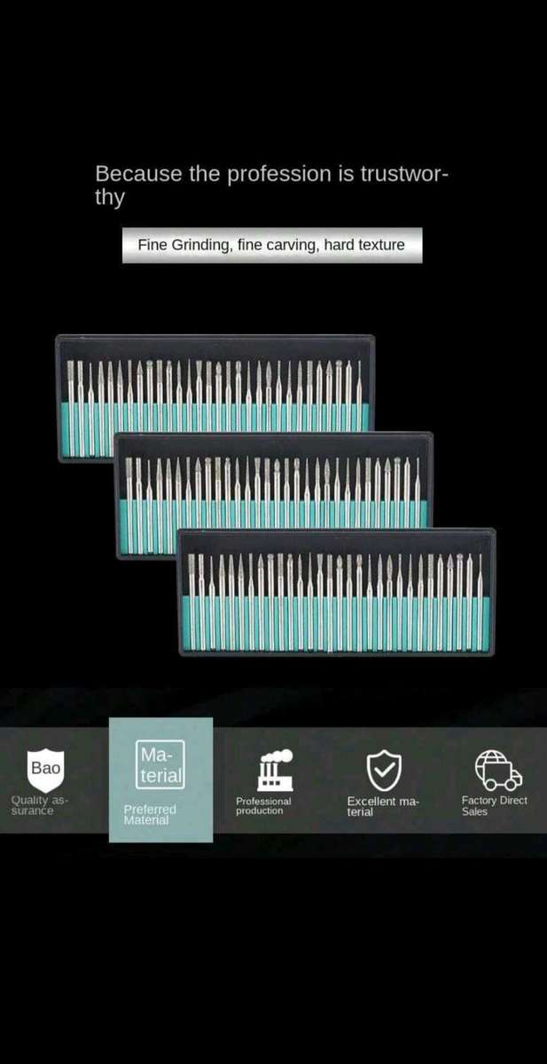 30pc Diamond Drill Bit for dremel rotary tool.