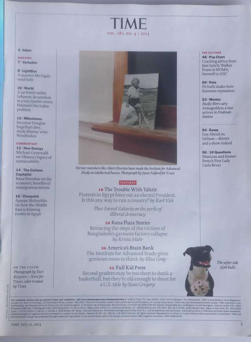 Time magazine July 22, 2013