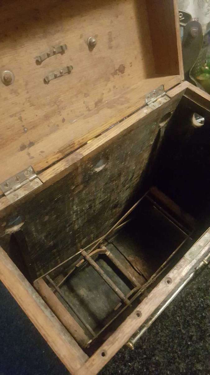 Vintage SunmarkUS Medical Device Wooden Box