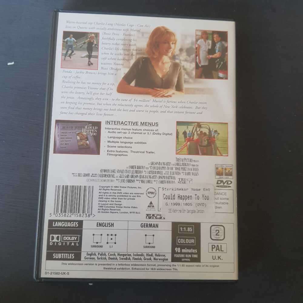 It could happen to you dvd