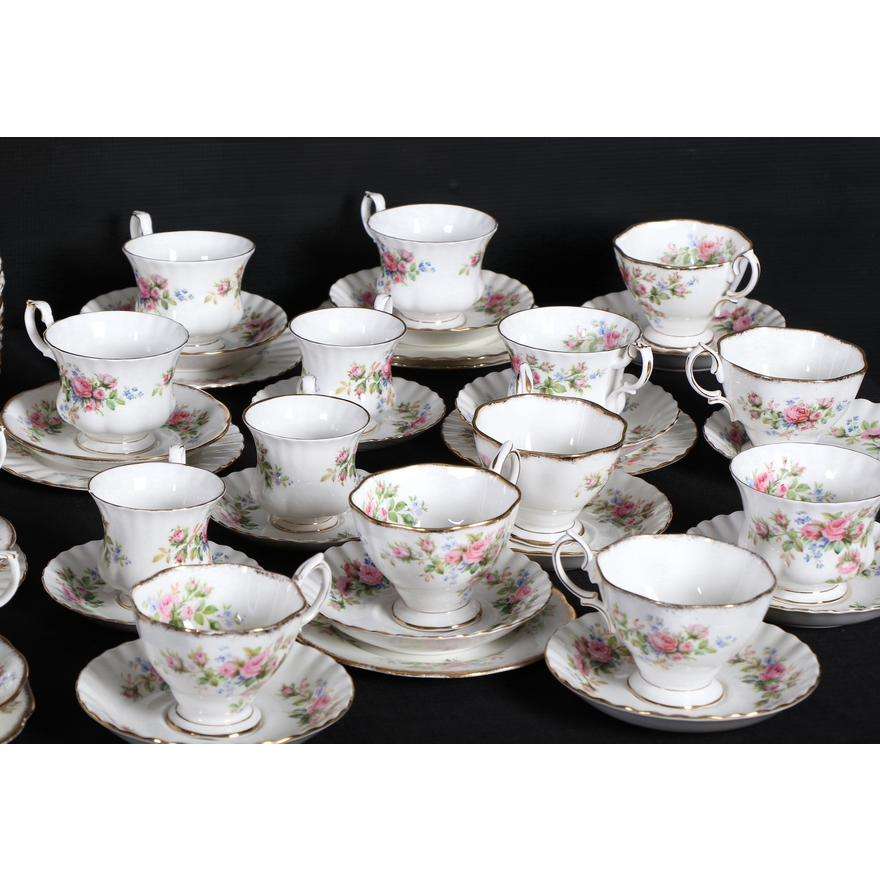 Royal Albert Moss Rose Pattern Service