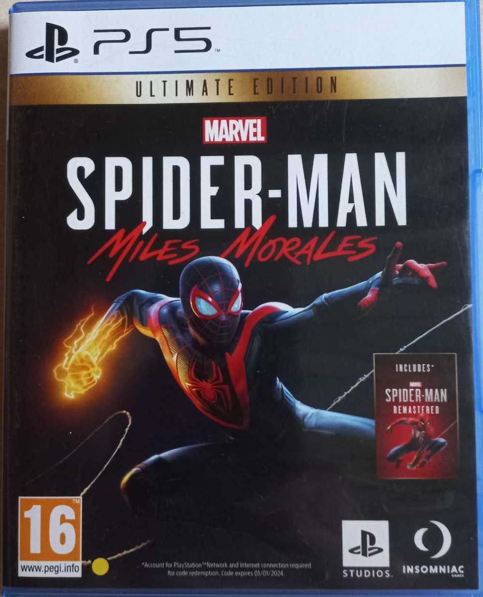 PLAYSTATION 5 - SPIDER-MAN Miles Morales INCLUDES Remastered