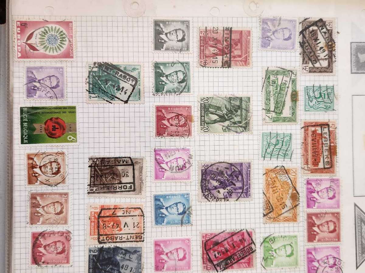 Belgium - vast Selection on album pages (1850 to more modern)