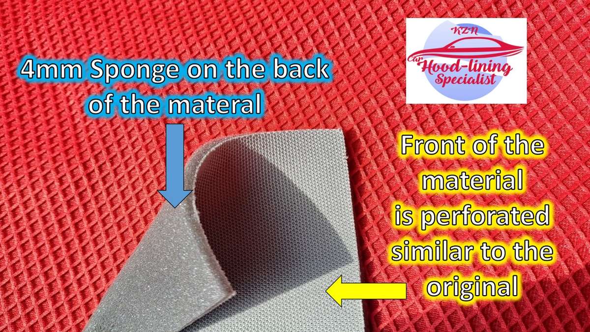DIY car roof-lining material
