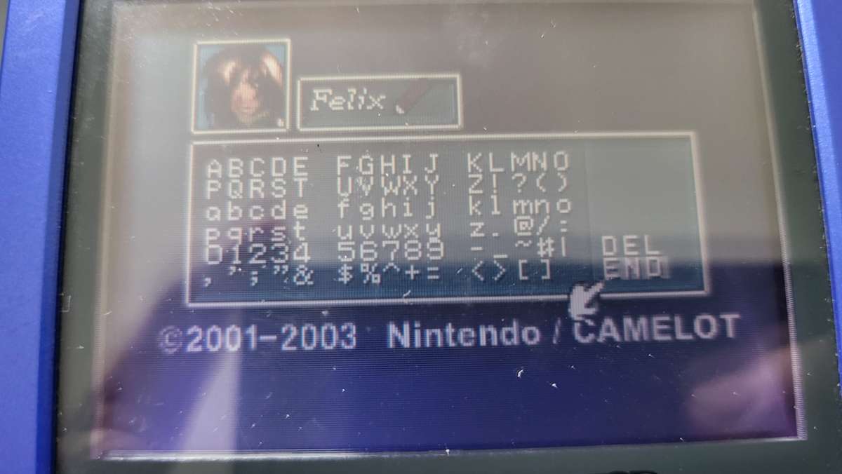 Golden Sun GBA cartridge