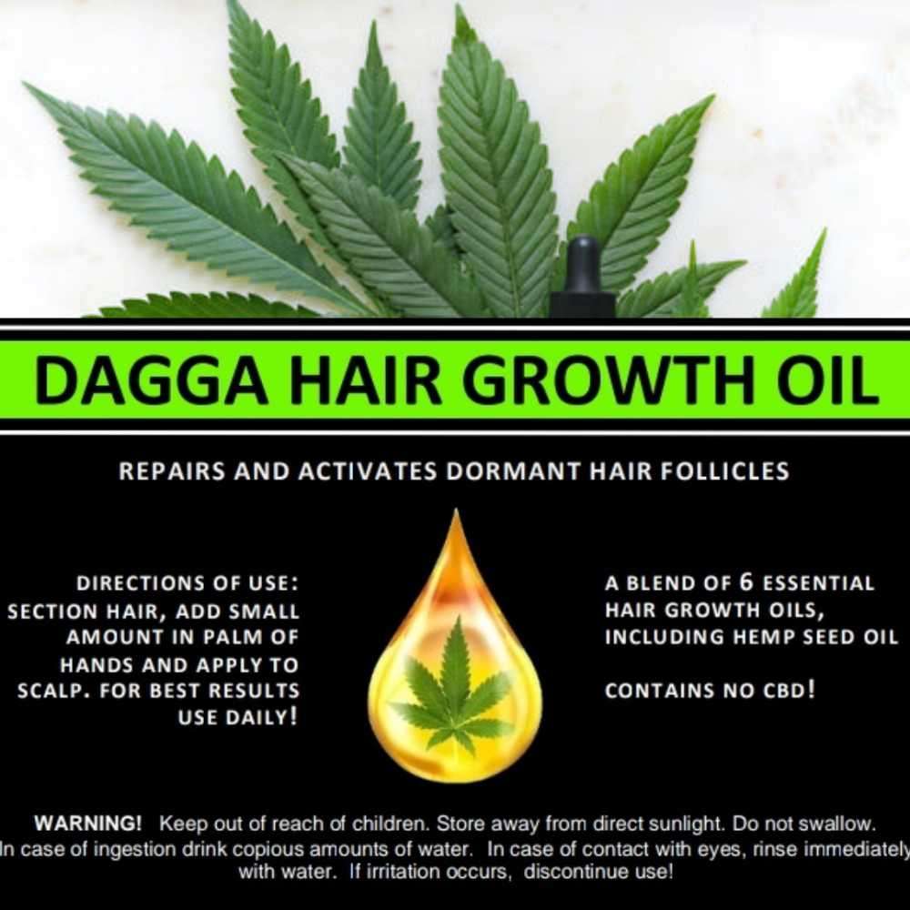 Cannabis (Dagga) Hair Growth Oil - 20 bottles