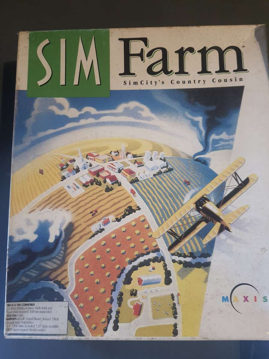 Sim farm floppy  game