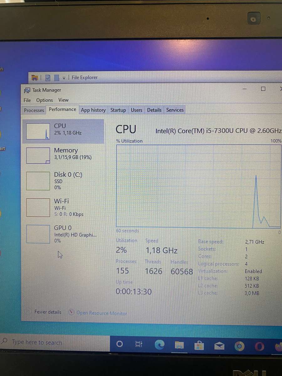 Dell Lattitude 5490 core i5 7th generation
